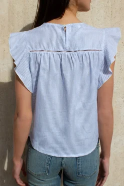 Subdued Blusa con rouches Sale