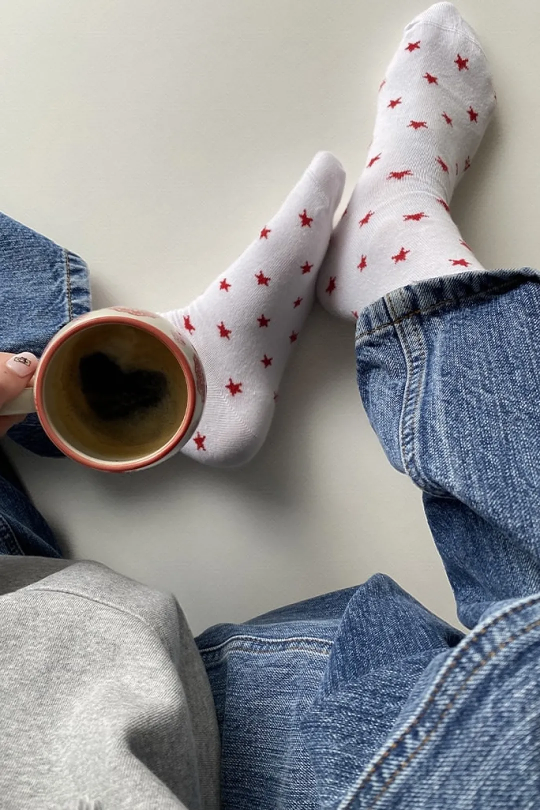 Subdued Calcetines estrellas all over Hot