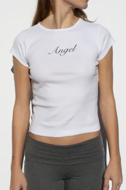 Subdued Camiseta Angel wings con strass
