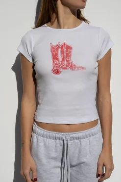 Subdued Camiseta boots Best