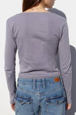 Subdued Camiseta con fruncido Online