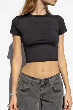 Subdued Camiseta crop cuello redondo Hot