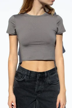 Subdued Camiseta crop cuello redondo Hot