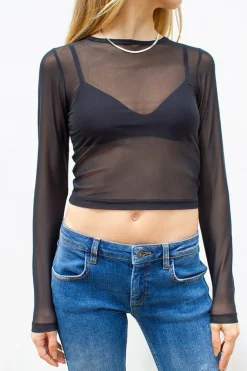 Subdued Camiseta cuello redondo trasparente Outlet