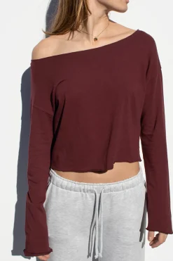 Subdued Camiseta escote barco Clearance