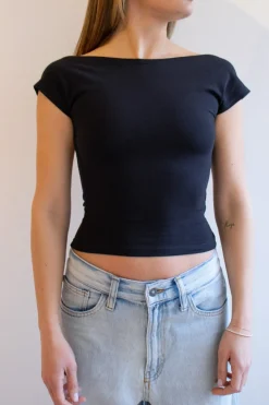 Subdued Camiseta escote barco New