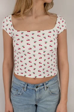 Subdued Camiseta escote cuadrado New