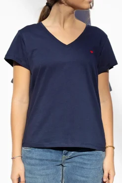 Subdued Camiseta escote en V corazón Best