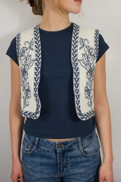 Subdued Chaleco con bordados Sale