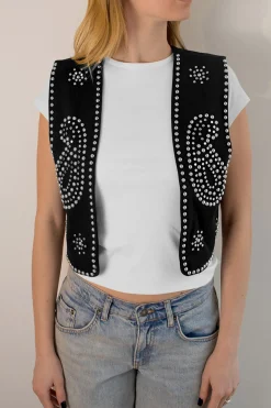 Subdued Chaleco con tachuelas Clearance