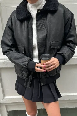Subdued Chaqueta bomber poli piel Outlet