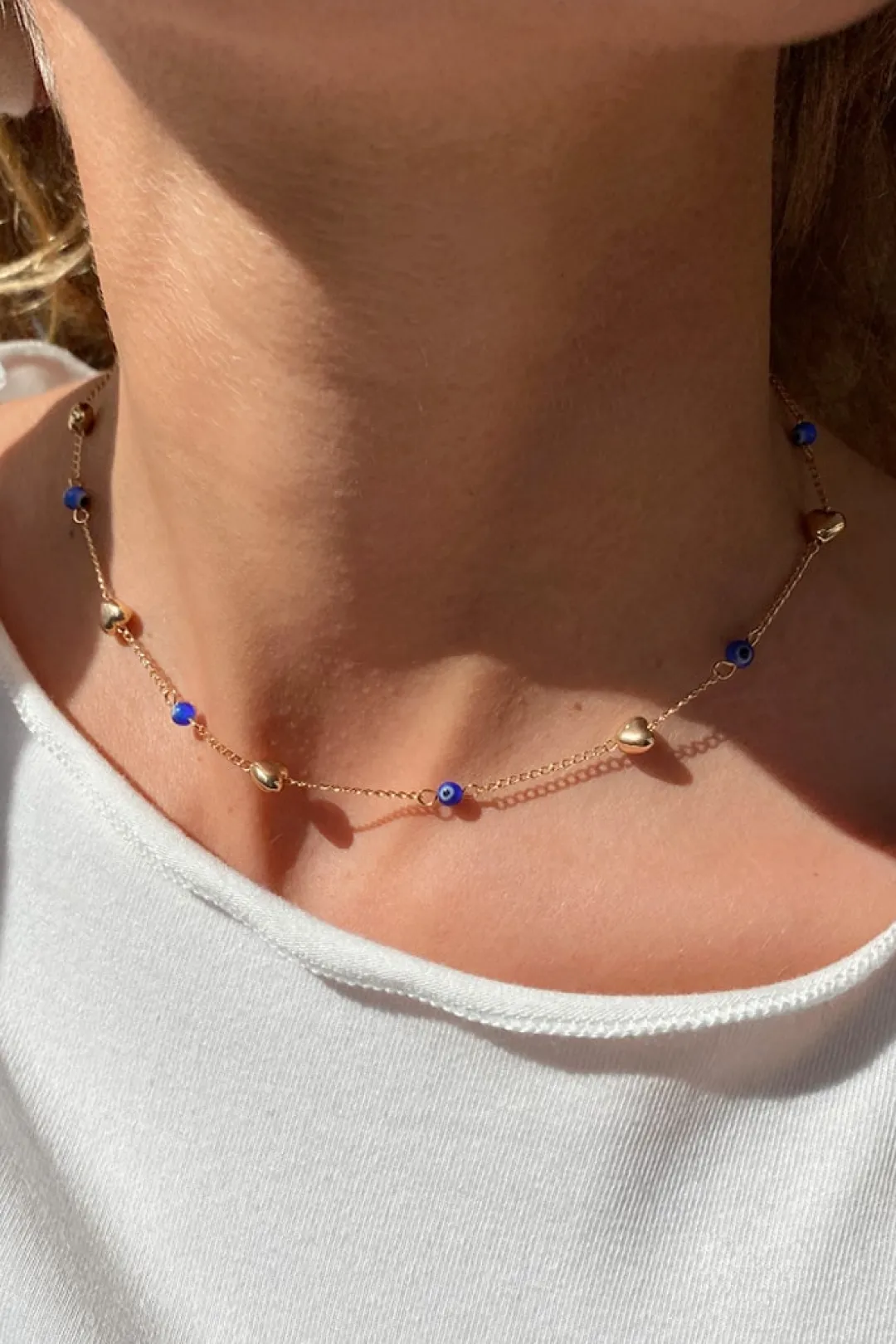 Subdued Collar ojos y corazones Discount