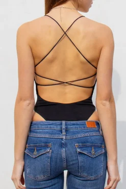 Subdued Criss cross bodysuit Sale