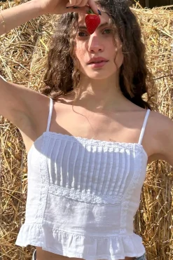 Subdued Crop top con volante Hot