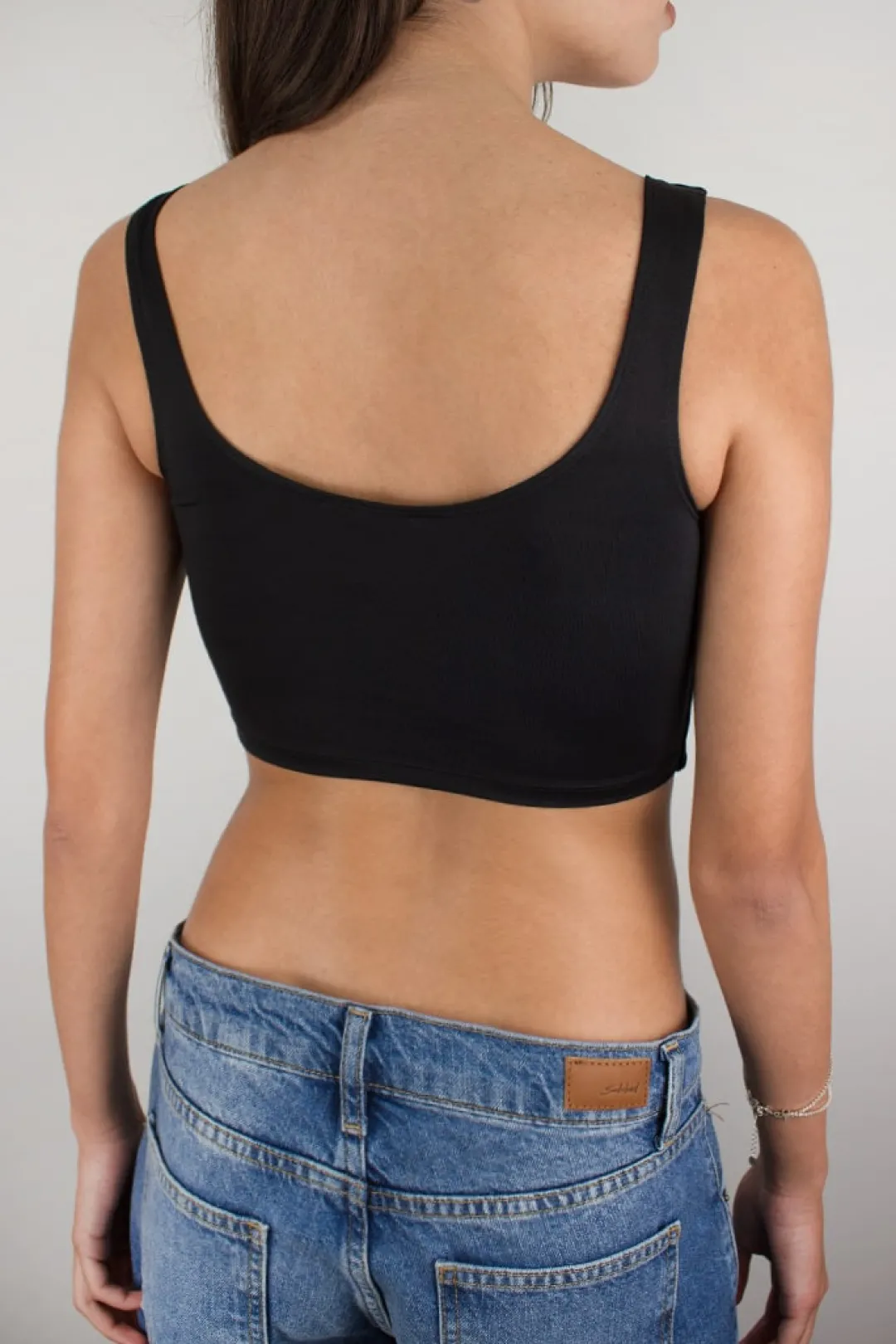 Subdued Crop top escote cuadrado New