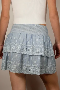 Subdued Falda con volante Clearance