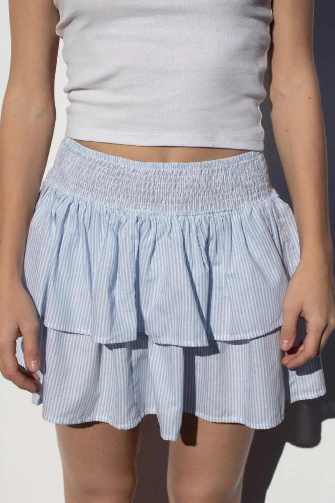 Subdued Falda elástica con dos volantes Outlet