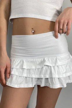 Subdued Falda pantalón mini volantes Outlet