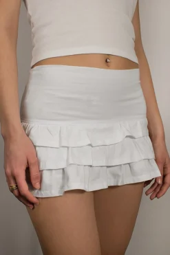Subdued Falda pantalón mini volantes Outlet