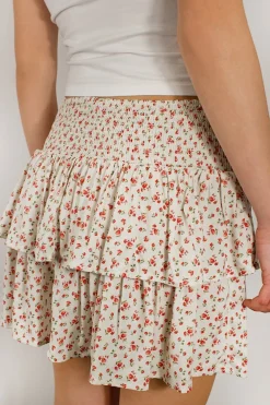 Subdued Falda volante Discount