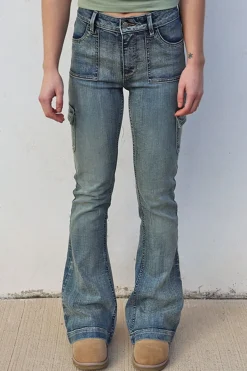 Subdued Jeans flare con bolsillos Clearance