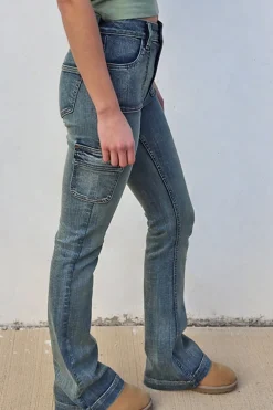 Subdued Jeans flare con bolsillos Clearance
