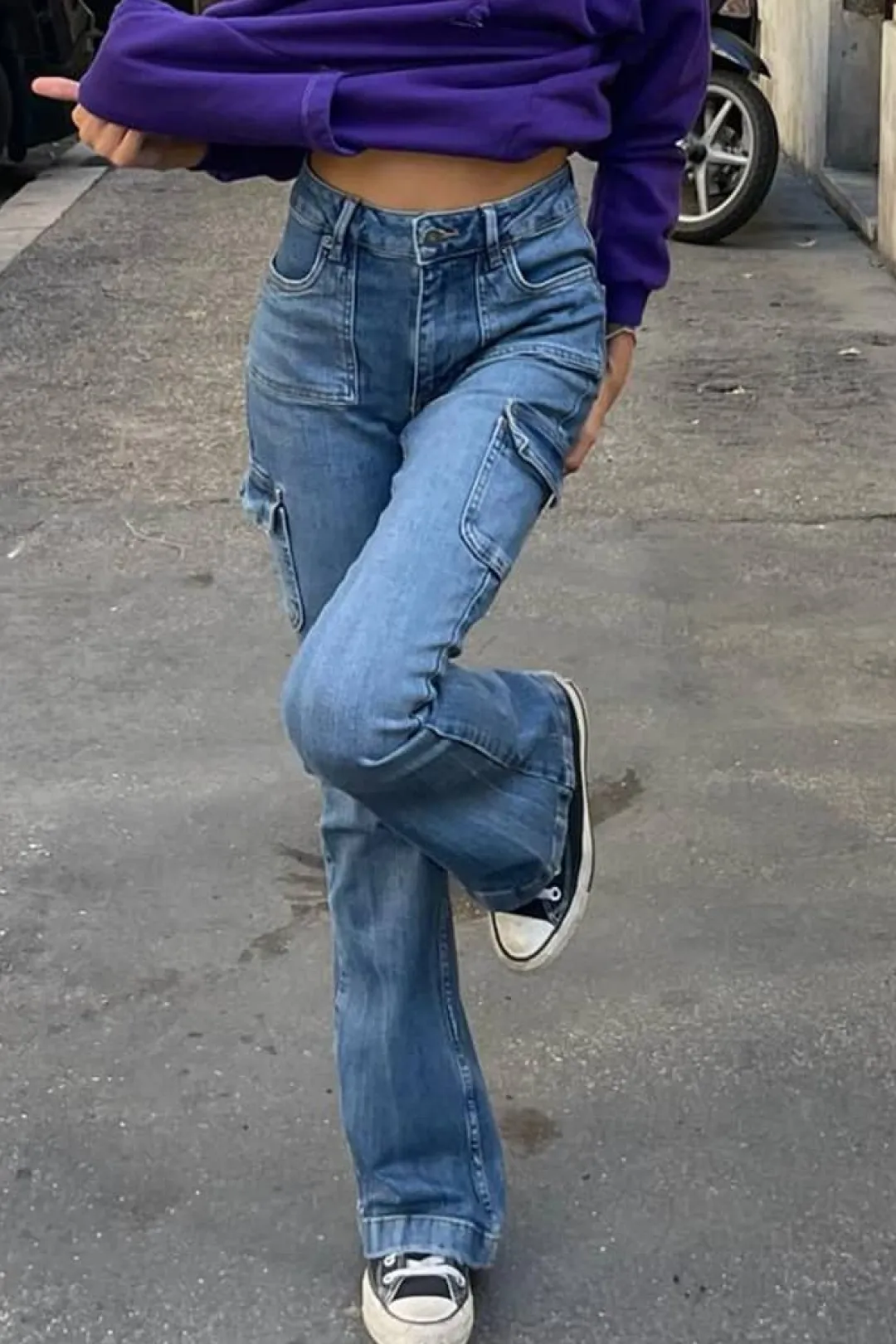 Subdued Jeans flare con tasconi Discount