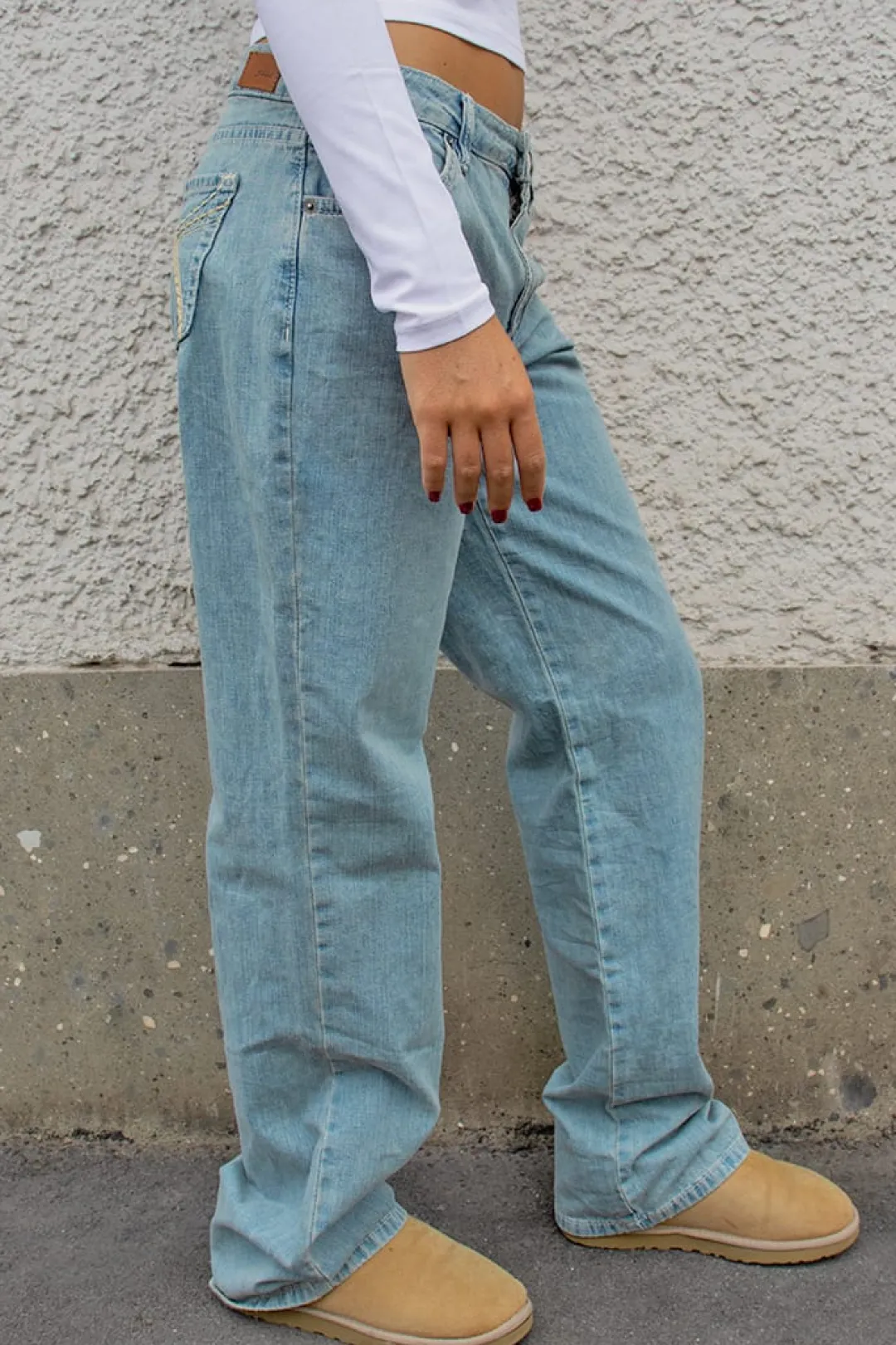 Subdued Jeans low waist con bordado Discount