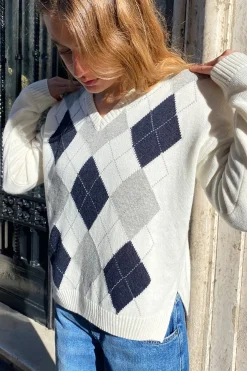 Subdued Jersey aberturas rombos Clearance