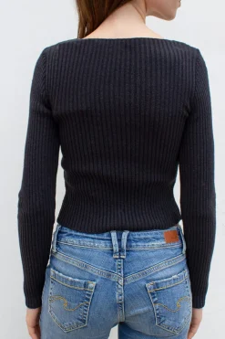 Subdued Jersey canalé Discount