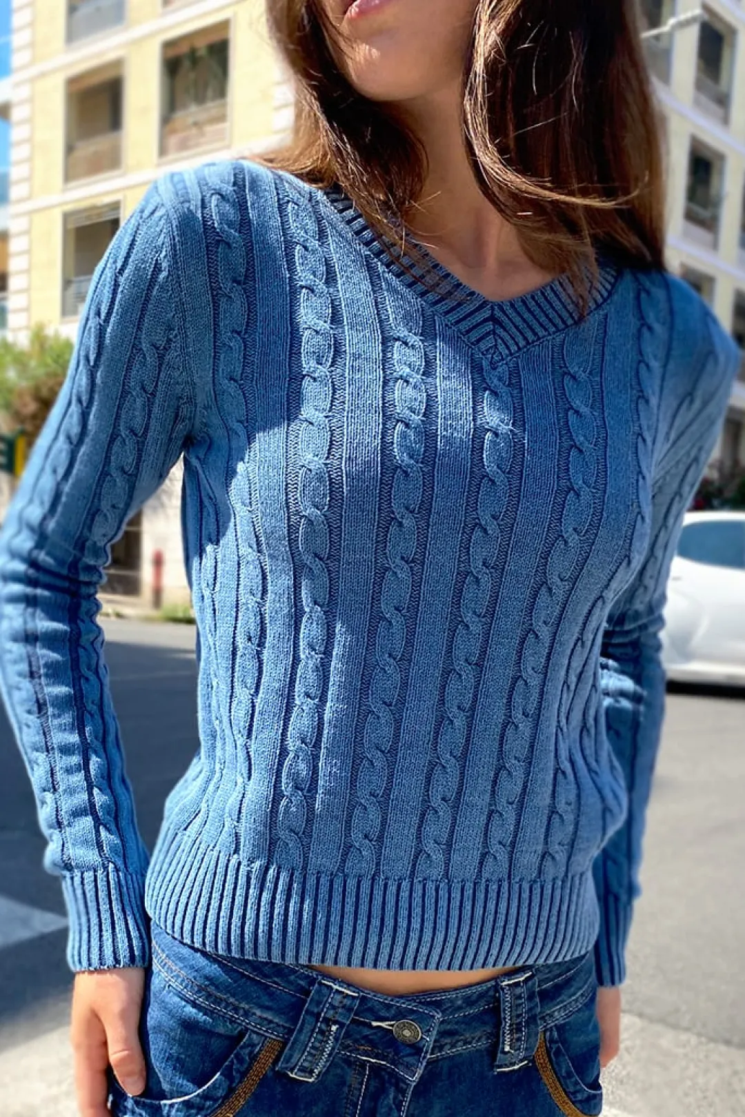 Subdued Jersey escote en V