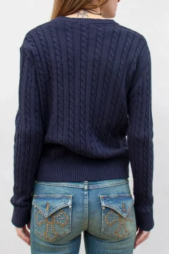 Subdued Jersey escote en V a trecce Outlet