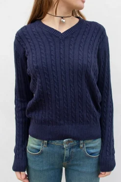 Subdued Jersey escote en V a trecce Outlet