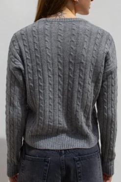 Subdued Jersey trecce escote en V New