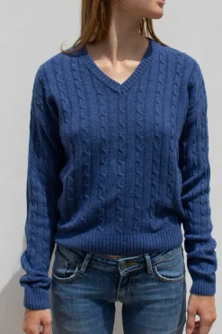 Subdued Jersey trecce escote en V New