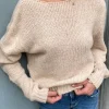 Subdued Openwork sweater Best
