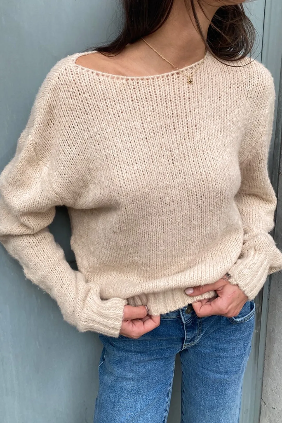 Subdued Openwork sweater Best