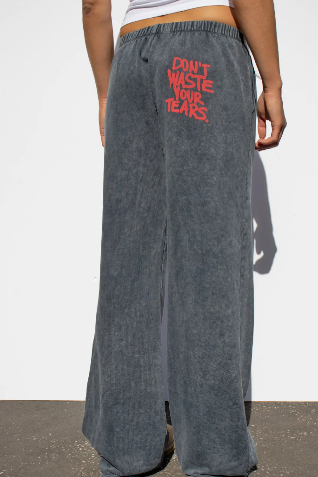 Subdued Pantalones chandal wide-leg don't waste your tears Sale