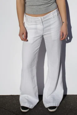 Subdued Pantalones low waist in lino Discount