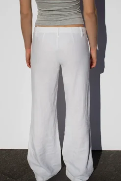 Subdued Pantalones low waist in lino Discount