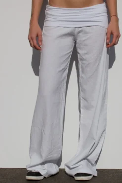 Subdued Pantalones palazzo tira en la cintura New