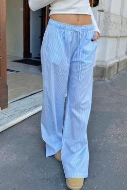 Subdued Pantalones wide leg con coulisse Sale