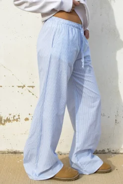 Subdued Pantalones wide leg con coulisse Sale