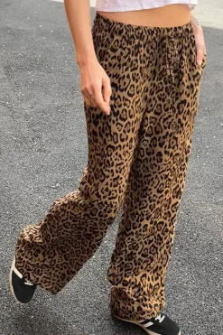 Subdued Pantalones wide-leg con goma New