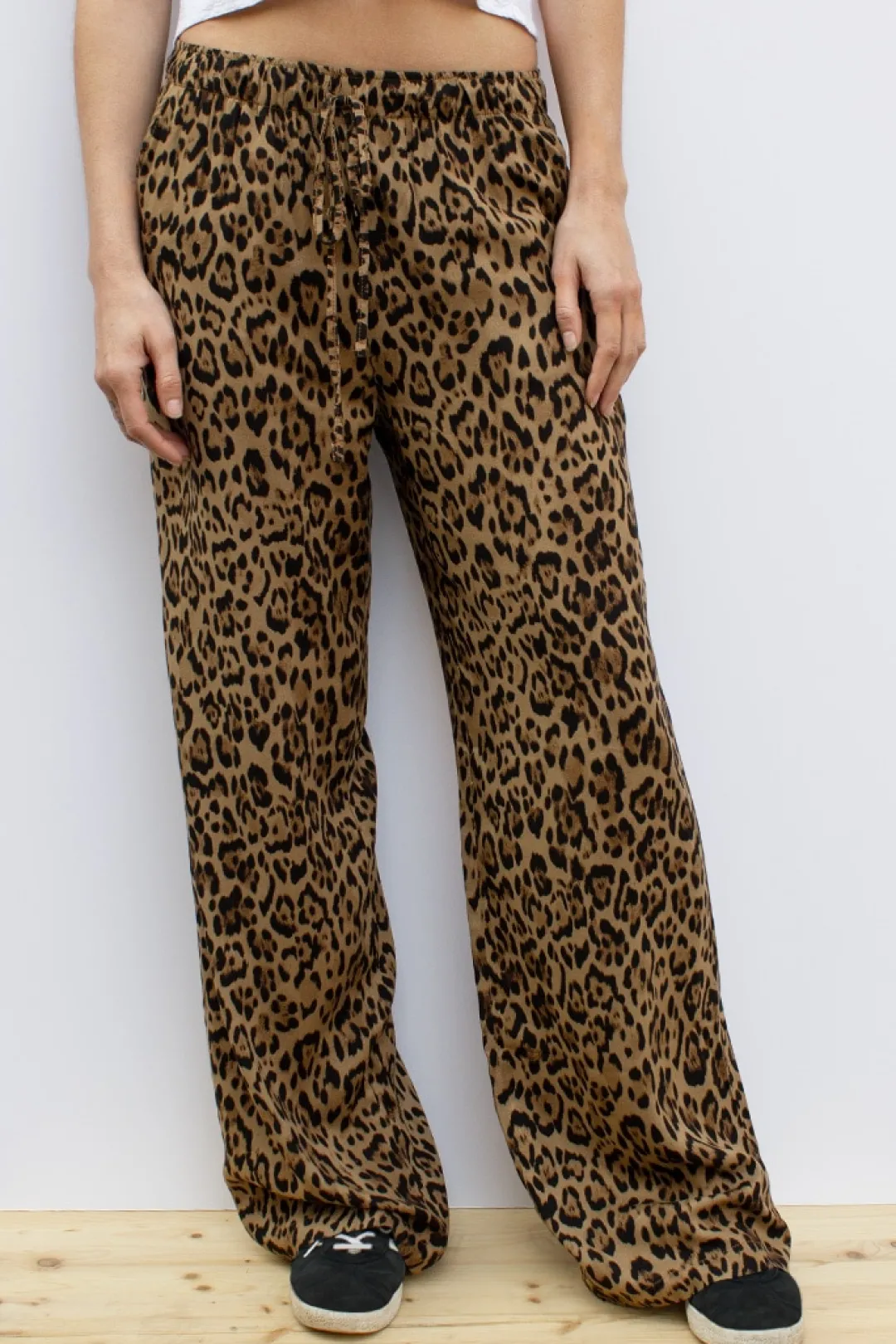 Subdued Pantalones wide-leg con goma New