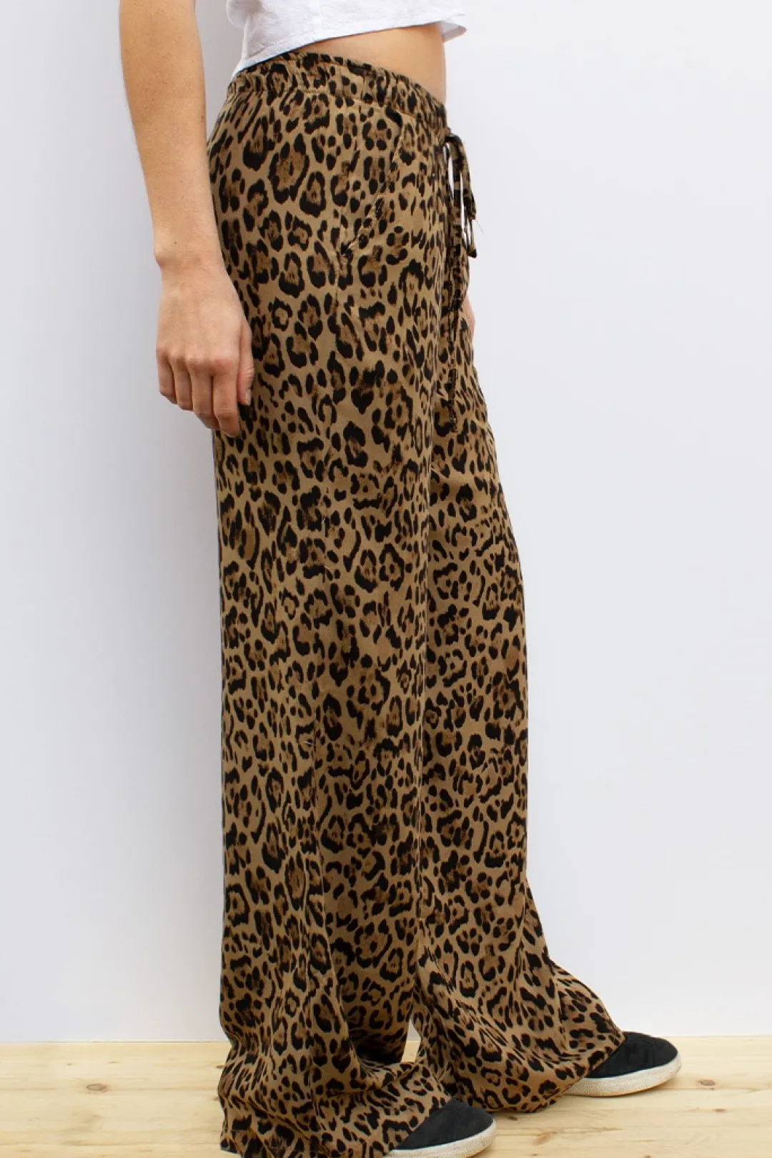 Subdued Pantalones wide-leg con goma New