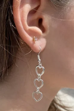Subdued Pendiente corazones Sale