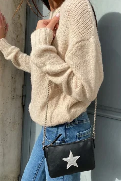 Subdued Purse with star Sale