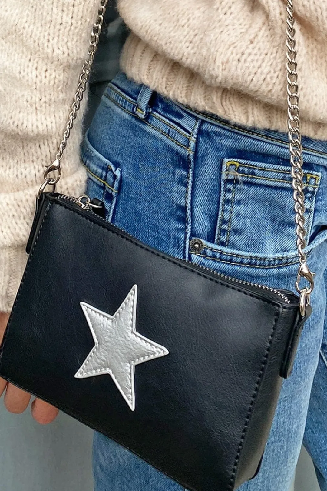 Subdued Purse with star Sale