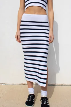 Subdued Side split skirt Outlet